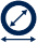 Icono de búsqueda por tamaño